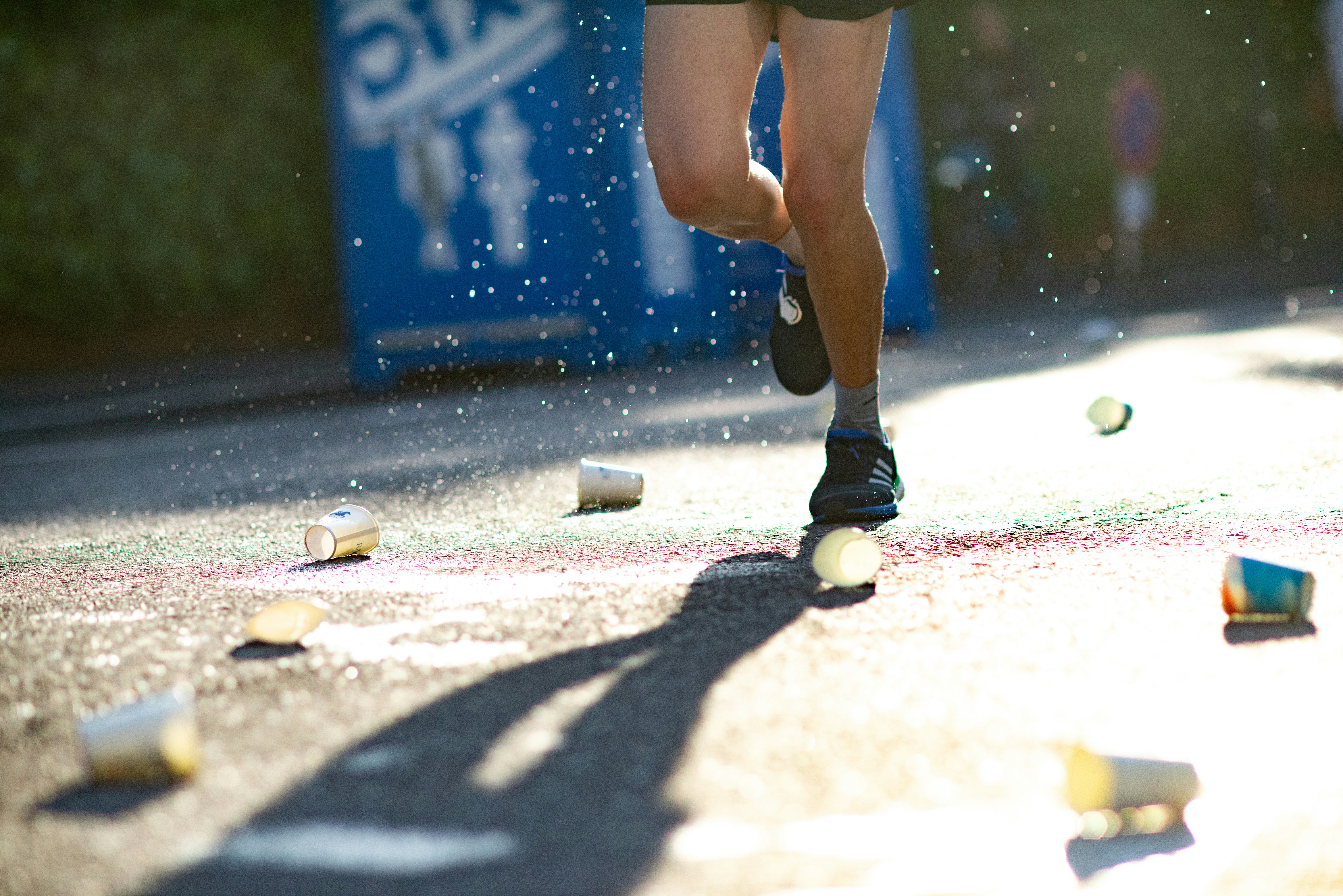 Someone running a competitive race